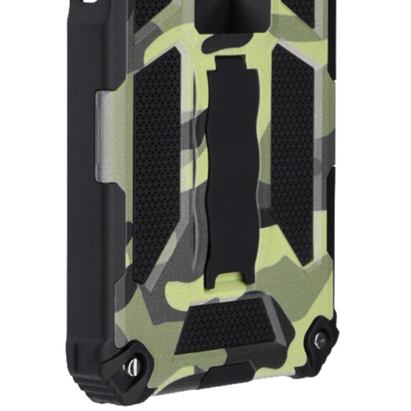 Husa Blaze Armor compatibila cu Samsung Galaxy A23 5G, Prevazuta cu suport auto magnetic si stand, Antisoc, Design dublu stratificat, Protectie la standarde militare, Comando Bumpy Shield, Army5