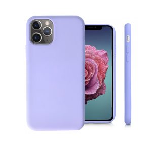 Husa Safe Flex compatibila cu iPhone 11 Pro, Comando Fonix, Design Slim flexibil, Interior captusit cu microfibra, Anti shock, Silicon moale, Textura cu finisaj mat/fin, Antiaderent, Lila3