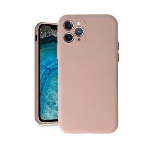 Husa Safe Flex compatibila cu iPhone 11 Pro, Comando Fonix, Design Slim flexibil, Interior captusit cu microfibra, Anti shock, Silicon moale, Textura cu finisaj mat/fin, Antiaderent, Crem2