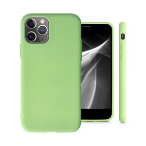 Husa Safe Flex compatibila cu iPhone 11 Pro Max, Comando Fonix, Design Slim flexibil, Interior captusit cu microfibra, Anti shock, Silicon moale, Textura cu finisaj mat/fin, Antiaderent, Verde masliniu3