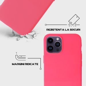 Husa Safe Flex compatibila cu iPhone 12 Pro Max, Comando Fonix, Design Slim flexibil, Interior captusit cu microfibra, Anti shock, Silicon moale, Textura cu finisaj mat/fin, Antiaderent, Roz aprins5