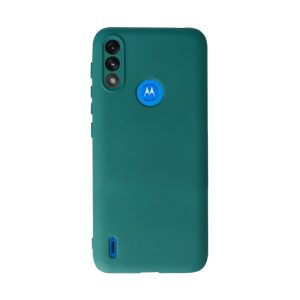 Husa Safe Flex compatibila cu Motorola Moto E7 Power/ E7i Power, Comando Fonix, Design Slim flexibil, Interior captusit cu microfibra, Anti shock, Silicon moale, Textura cu finisaj mat/fin, Antiaderent, Verde inchis