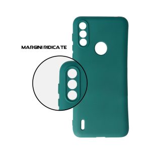 Husa Safe Flex compatibila cu Motorola Moto E7 Power/ E7i Power, Comando Fonix, Design Slim flexibil, Interior captusit cu microfibra, Anti shock, Silicon moale, Textura cu finisaj mat/fin, Antiaderent, Verde inchis4