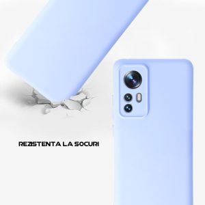 Husa Safe Flex compatibila cu Xiaomi 12 / 12X, Comando Fonix, Design Slim flexibil, Interior captusit cu microfibra, Anti shock, Silicon moale, Textura cu finisaj mat/fin, Antiaderent, Lila3