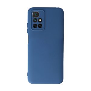 Husa Safe Flex compatibila cu Xiaomi Redmi 10, Comando Fonix, Design Slim flexibil, Interior captusit cu microfibra, Anti shock, Silicon moale, Textura cu finisaj mat/fin, Antiaderent, Albastru