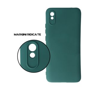 Husa Safe Flex compatibila cu Xiaomi Redmi 9A, Comando Fonix, Design Slim flexibil, Interior captusit cu microfibra, Anti shock, Silicon moale, Textura cu finisaj mat/fin, Antiaderent, Verde inchis4