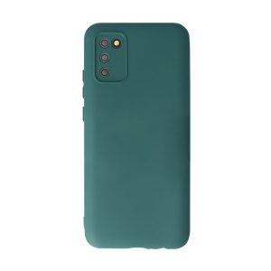 Husa Safe Flex compatibila cu Samsung Galaxy A02S/ M02S, Comando Fonix, Design Slim flexibil, Interior captusit cu microfibra, Anti shock, Silicon moale, Textura cu finisaj mat/fin, Antiaderent, Verde inchis