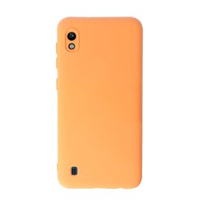 Husa Safe Flex compatibila cu Samsung Galaxy A10/ M10, Comando Fonix, Design Slim flexibil, Interior captusit cu microfibra, Anti shock, Silicon moale, Textura cu finisaj mat/fin, Antiaderent, Portocaliu