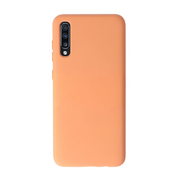 Husa Safe Flex compatibila cu Samsung Galaxy A70/ A70s, Comando Fonix, Design Slim flexibil, Interior captusit cu microfibra, Anti soc, Silicon moale, Textura cu finisaj mat, Antiaderent, Coral