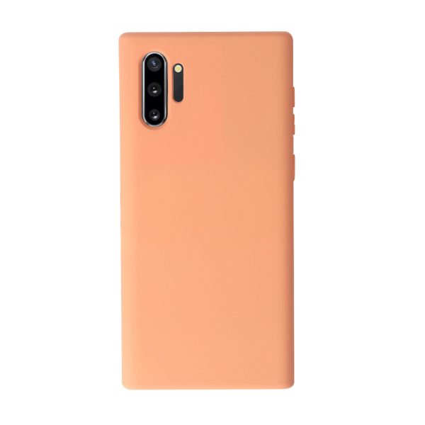 Husa Safe Flex compatibila cu Samsung Galaxy Note 10 Plus, Comando Fonix, Design Slim flexibil, Interior captusit cu microfibra, Anti soc, Silicon moale, Textura cu finisaj mat, Antiaderent, Coral