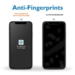 Folie Mata InvisiFlex compatibila cu Samsung Galaxy A04s, Anti-Reflexii, Anti-Stralucire, Protectie ideala, Atingere fina, Proprietati regenerabile, Acoperire oleofoba, Tehnologie ULTRA HD, Full-Face - 3