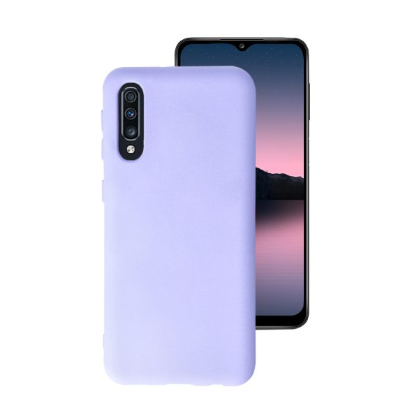 Husa Safe Flex compatibila cu Samsung Galaxy A70/ A70s, Comando Fonix, Design Slim flexibil, Interior captusit cu microfibra, Anti soc, Silicon moale, Textura cu finisaj mat, Antiaderent, Lila2