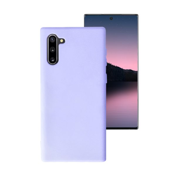 Husa Safe Flex compatibila cu Samsung Galaxy Note 10, Comando Fonix, Design Slim flexibil, Interior captusit cu microfibra, Anti soc, Silicon moale, Textura cu finisaj mat, Antiaderent, Lila2