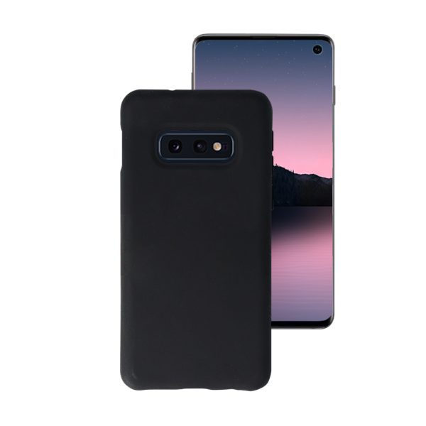 Husa Safe Flex compatibila cu Samsung Galaxy S10e, Comando Fonix, Design Slim flexibil, Interior captusit cu microfibra, Anti soc, Silicon moale, Textura cu finisaj mat, Antiaderent, Negru2