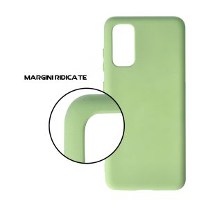 Husa Safe Flex compatibila cu Samsung Galaxy S20, Comando Fonix, Design Slim flexibil, Interior captusit cu microfibra, Anti shock, Silicon moale, Textura cu finisaj mat, Antiaderent, Verde deschis4