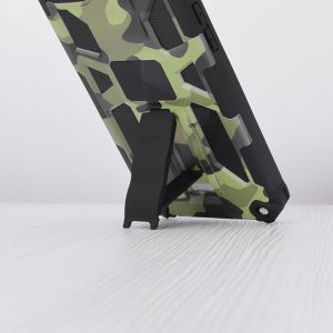 Husa Blaze Armor compatibila cu Samsung Galaxy S23 Ultra, Prevazuta cu suport auto magnetic si stand, Antisoc, Design dublu stratificat, Protectie la standarde militare, Comando Bumpy Shield, Army3