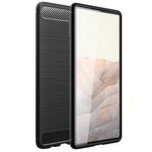 Husa Antisoc compatibila cu Samsung Galaxy A54, Carbon Essence, Comando Fonix, Airpocket-uri incorporate, Armura cu protectie la standarde militare, Negru