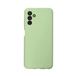 Husa de silicon cu microfibra Stylish Neat compatibila cu Samsung Galaxy A13 5G, acoperire completa, protectie camere, slim, Verde deschis