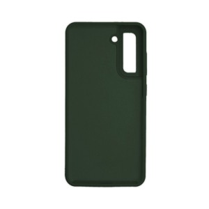 Husa de silicon cu microfibra Stylish Neat compatibila cu Samsung Galaxy S21 FE, acoperire completa, protectie camere, slim, Verde inchis2