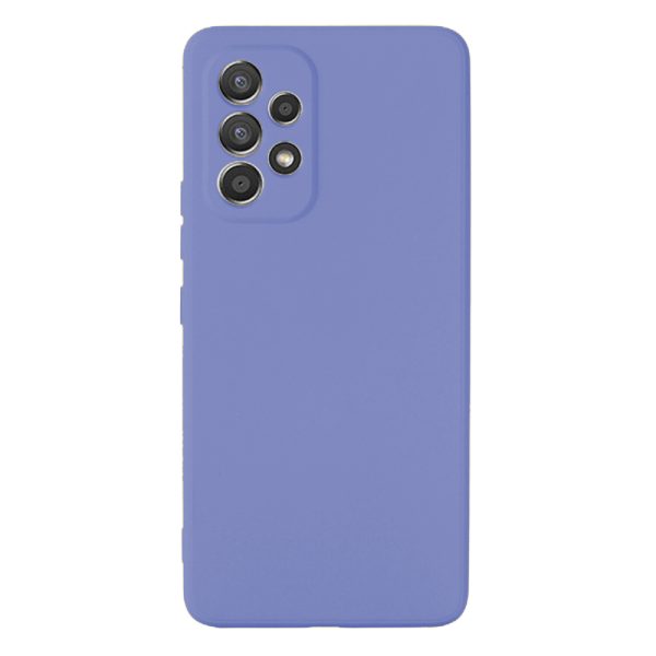 Husa silicon microfibra compatibila cu Samsung Galaxy A33 5G, Prime Deluxe, acoperire completa, margini ridicate, protectie camera, Violet