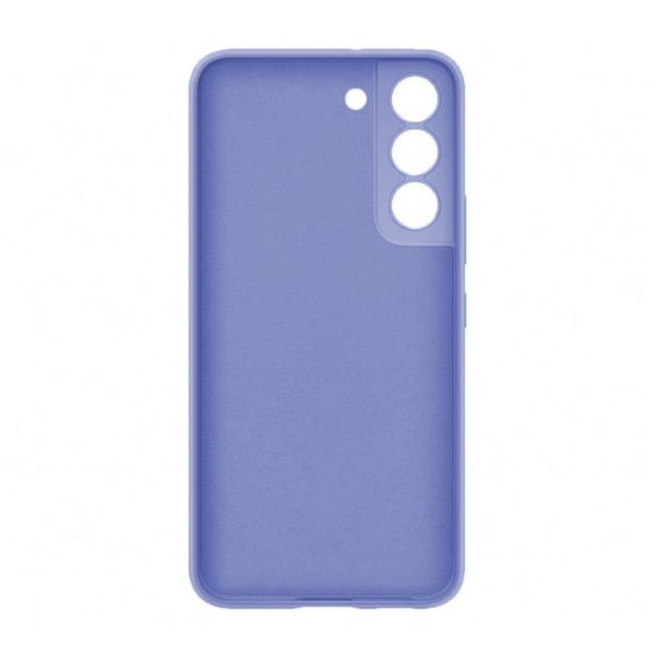 Husa silicon microfibra compatibila cu Samsung Galaxy S21 FE, Prime Deluxe, acoperire completa, margini ridicate, protectie camera, Violet3