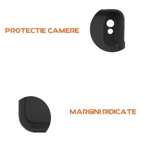 Husa silicon microfibra compatibila cu Xiaomi Redmi 9A, Prime Deluxe, acoperire completa, margini ridicate, protectie camera, Negru3