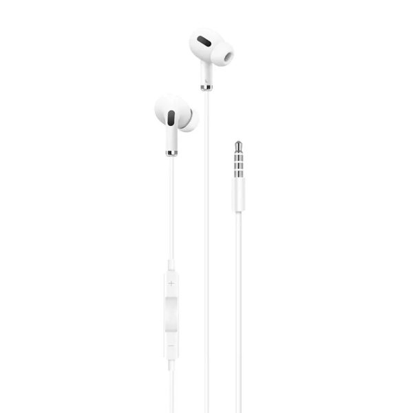 Casti audio cu fir, FONIX BlastCore, Stereo, in-ear, cu microfon, 3.5mm jack, Alb - 2