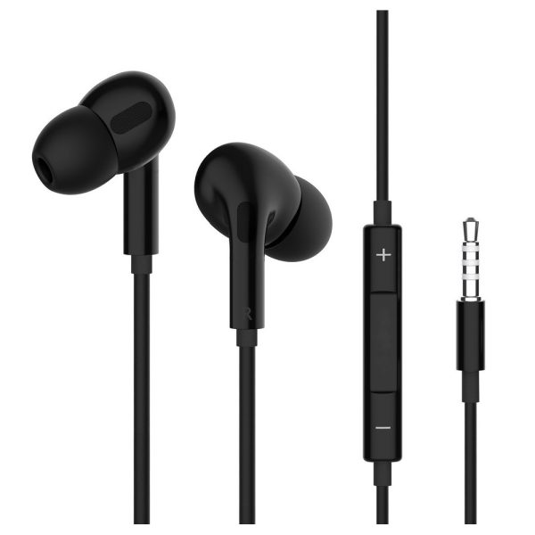 Casti audio cu fir, FONIX BlastCore, Stereo, in-ear, cu microfon, 3.5mm jack, Negru