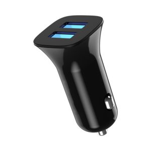 Incarcator auto, FONIX MotorCell Classic, 2xUSB-A, 2A, 12W, Negru