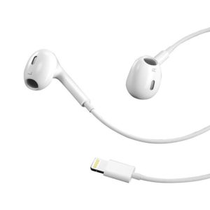 Casti audio cu fir, compatibile cu iPhone, FONIX LiveTune Blast, Stereo, in-ear, cu microfon, Lightning, Alb - 2