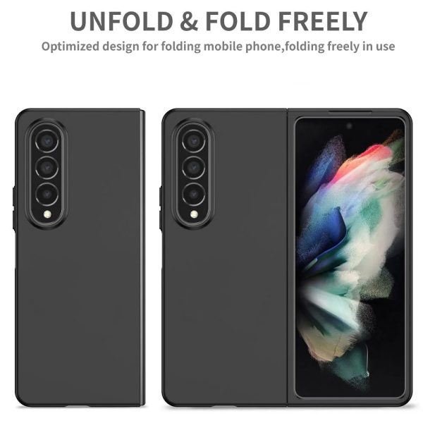 Husa compatibila cu Samsung Galaxy Z Fold 3, CoatDefense, slim, Negru5