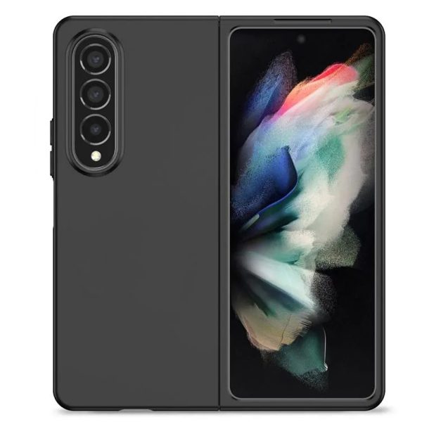 Husa compatibila cu Samsung Galaxy Z Fold 3, CoatDefense, slim, Negru