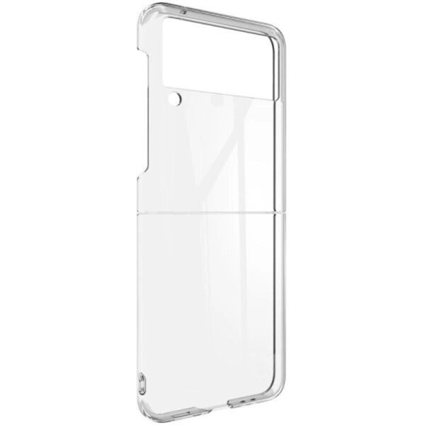 Husa compatibila cu Samsung Galaxy Z Flip 4, Double ClearFit, 2 piese, protectie la socuri, slim, transparenta