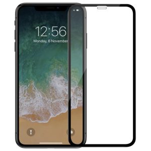 Folie sticla cu aplicator compatibila cu Apple iPhone XR, FONIX SmartGloss, Securizare PVB, Full cover, Full glue, Anti-soc, Margini negre, 5D, Instalare usoara