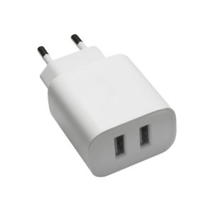 Incarcator retea, cablu USB-C inclus, Tenor PowerPack, 2xUSB-A, 2A, 1m, Alb - 3