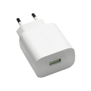 Incarcator retea, cablu USB-C inclus, Tenor PowerPack Plus, Fast Charge, USB-A, Adaptor 18W, 3A, 1m, Alb