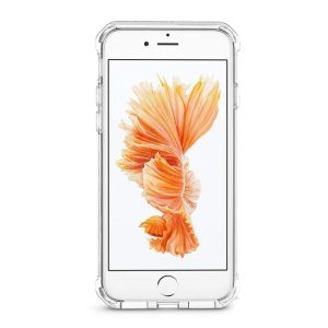 Husa Reinforced Quad-Edge compatibila cu iPhone SE3 2022, Colturi antisoc Patrate, Protectie camere, Silicon, Transparenta2