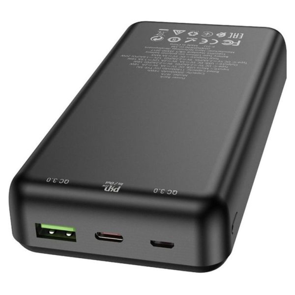 Acumulator extern FONIX PowerDepot Pro, Fast Charge 20W, 20000 mAh, PD, QuickCharge 3.0, USB-A, USB-C, Micro-USB, Negru - 3