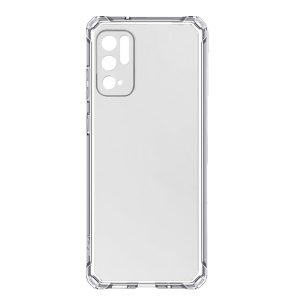 Husa Reinforced Quad-Edge compatibila cu Xiaomi Redmi Note 10 4G/Note 10s, Colturi antisoc Patrate, Protectie camere, Silicon, Transparenta