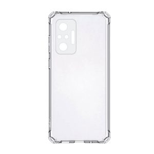 Husa Reinforced Quad-Edge compatibila cu Xiaomi Redmi Note 10 Pro/Note 10 Pro Max, Colturi antisoc Patrate, Protectie camere, Silicon, Transparenta