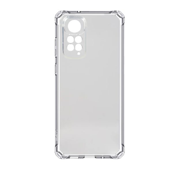 Husa Reinforced Quad-Edge compatibila cu Xiaomi Redmi Note 11 4G/Note 11s, Colturi antisoc Patrate, Protectie camere, Silicon, Transparenta