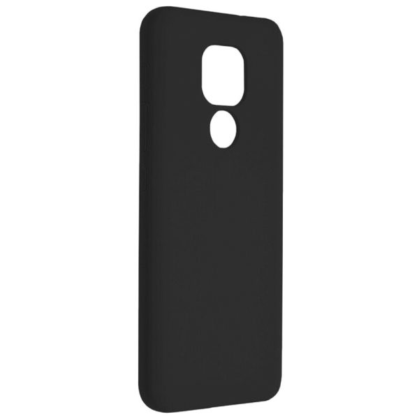 Husa protectie, interior de catifea, compatibila cu Motorola Moto G9 Play / E7 Plus, FONIX BloomShield, silicon, margini ridicate, slim, Negru2