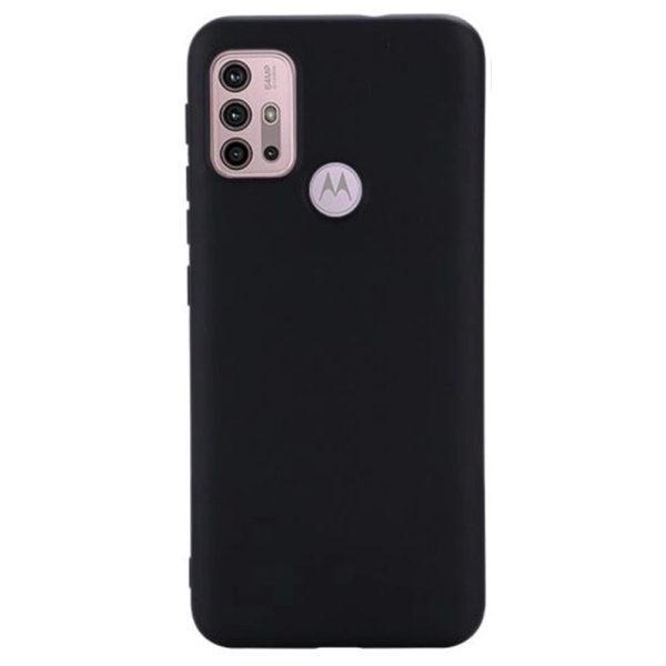 Husa protectie, interior de catifea, compatibila cu Motorola Moto G20, FONIX BloomShield, silicon, margini ridicate, slim, Negru2