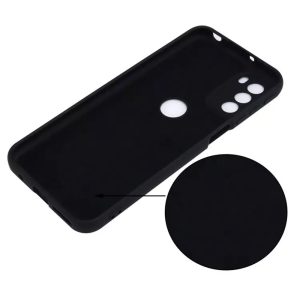 Husa protectie, interior de catifea, compatibila cu Motorola Moto G31 4G, FONIX BloomShield, silicon, margini ridicate, slim, Negru3