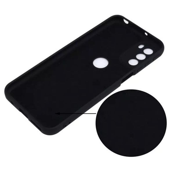 Husa protectie, interior de catifea, compatibila cu Motorola Moto G60, FONIX BloomShield, silicon, margini ridicate, slim, Negru3