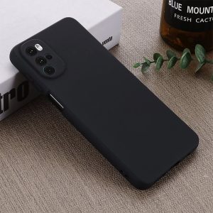 Husa protectie, interior de catifea, compatibila cu Motorola Moto G22 4G, FONIX BloomShield, silicon, margini ridicate, slim, Negru4