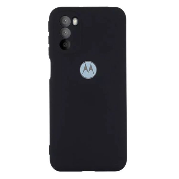 Husa protectie, interior de catifea, compatibila cu Motorola Moto G52, FONIX BloomShield, silicon, margini ridicate, slim, Negru