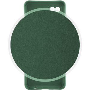 Husa protectie, interior de catifea, compatibila cu Motorola Moto G100 / Edge S, FONIX BloomShield, silicon, margini ridicate, slim, Verde inchis3