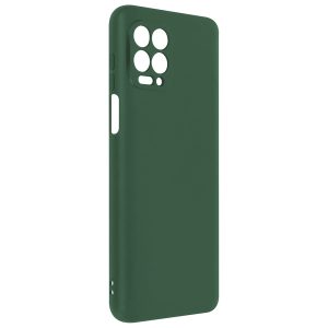 Husa protectie, interior de catifea, compatibila cu Motorola Moto G100 / Edge S, FONIX BloomShield, silicon, margini ridicate, slim, Verde inchis