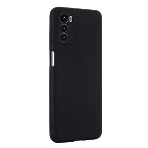 Husa protectie, interior de catifea, compatibila cu Motorola Moto G42, FONIX BloomShield, silicon, margini ridicate, slim, Negru